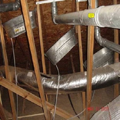 Instead of flashing install buckets with pipes under the drips.