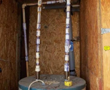 "Look- I had 18" of pipe and this bag of couplers."