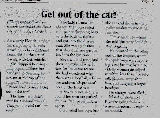 Grandma Packing Heat